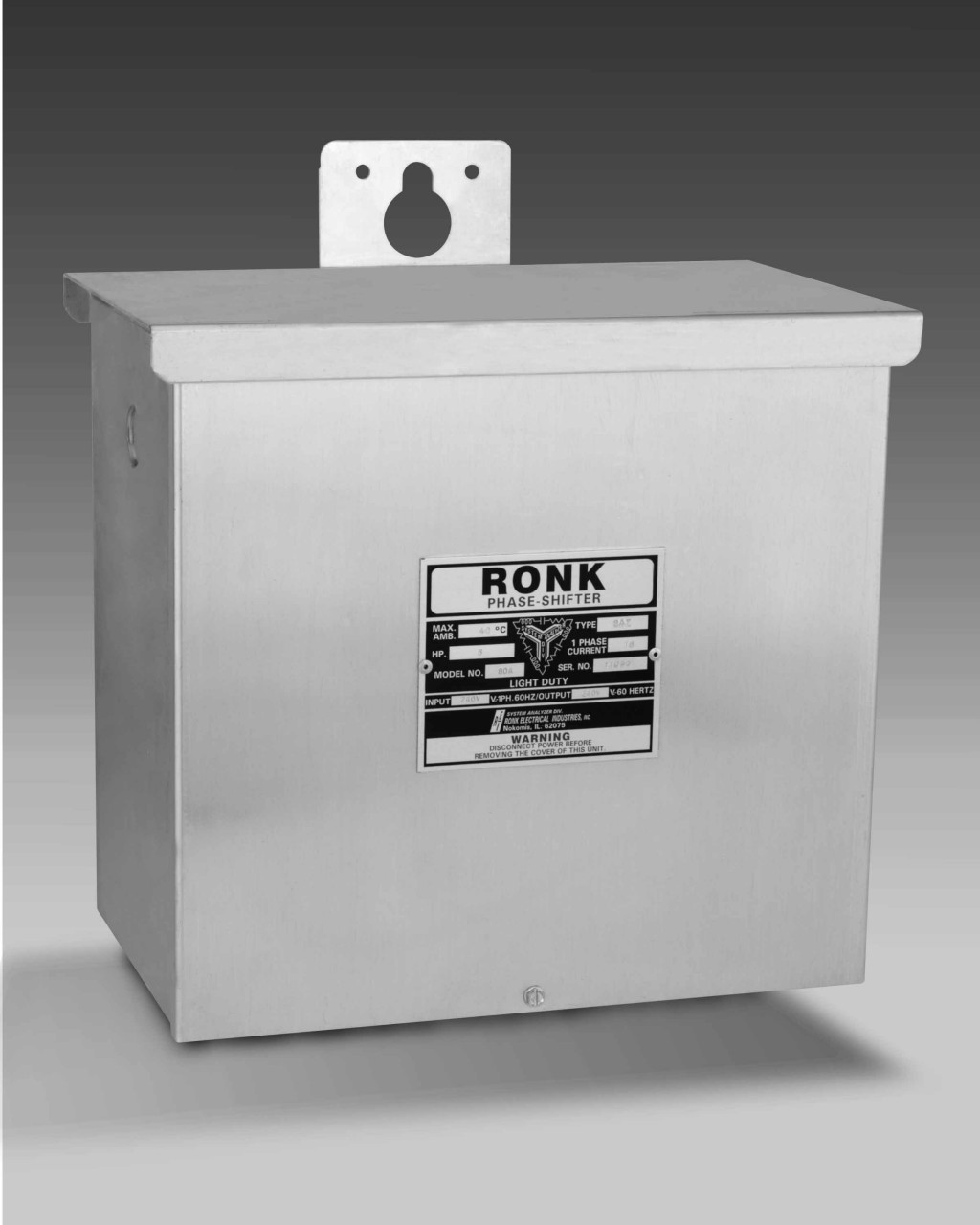 Ronk 4PS-OF Econo-Phase Shifter (3-75 hp, 480V)