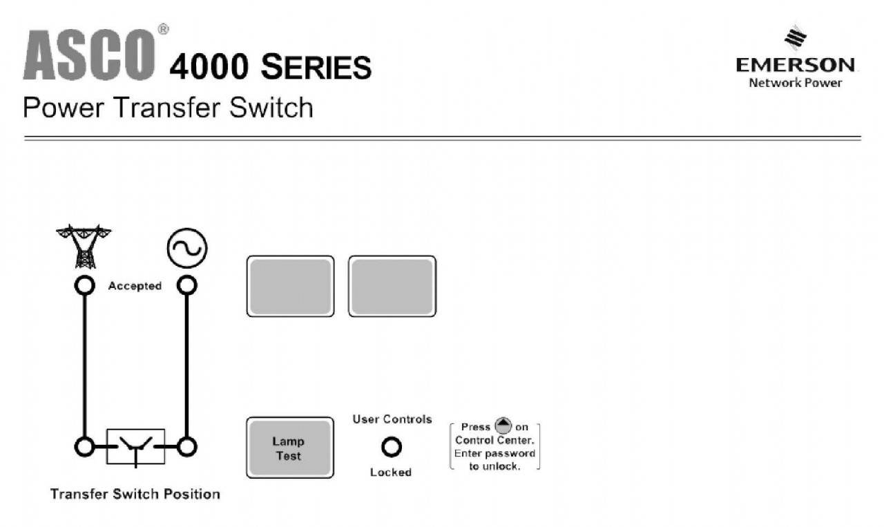 Asco 4000 Manual Transfer Switch (3Ph, 1200A)