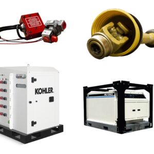 A selection of products offered by Steadypower.com (generator accessories)